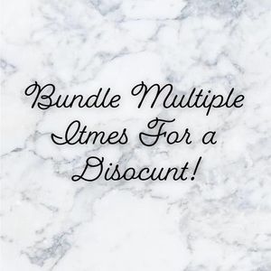 Bundle multiple items for a discount!